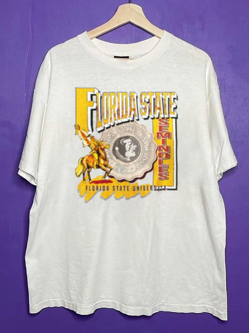 90s Vintage Florida State Seminoles Shirt, Florida State University Shirt Tee